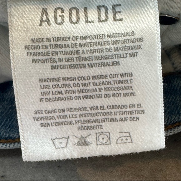 AGOLDE Nico High Rise Slim Fit in Embark, Size 25 - Picture 8 of 12